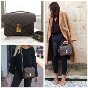 Louis Vuitton Monogram Pochette Metis Crossbody Bag - Authentic LV